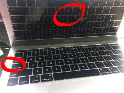 lcd A1706 Macbook tidak ada tampilan redup
